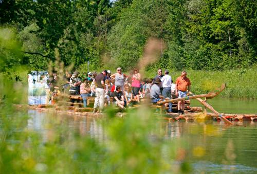Floßtour auf der Isar