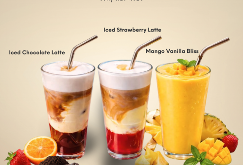 Hausgemachte Iced Coffees & Smoothies