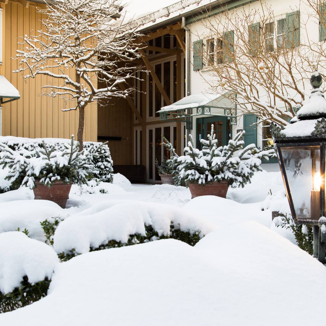 Hotel Seitner Hof in Pullach im Isartal im Winter